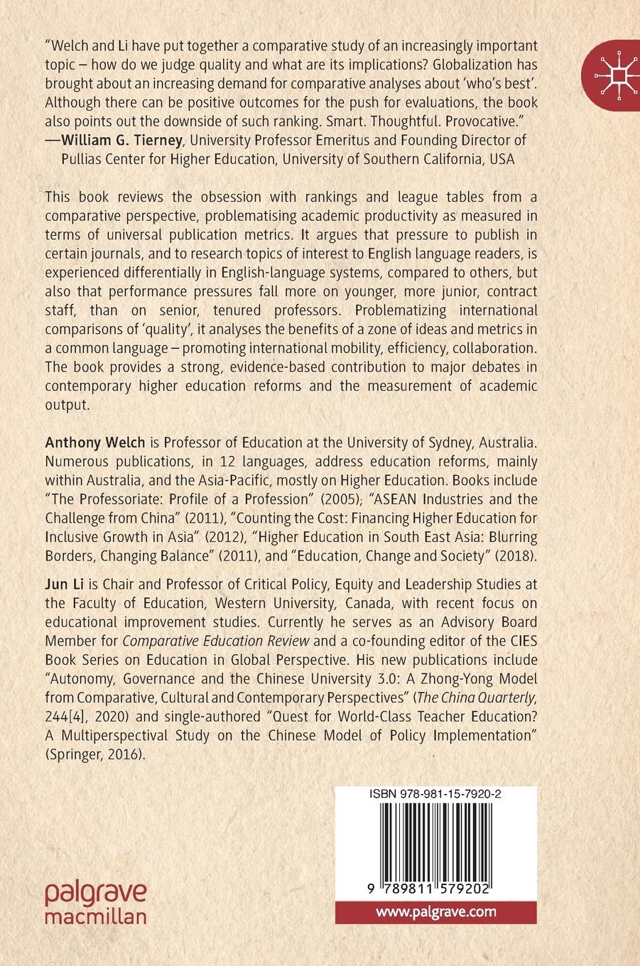 Rückseitencover Measuring Up in Higher Education