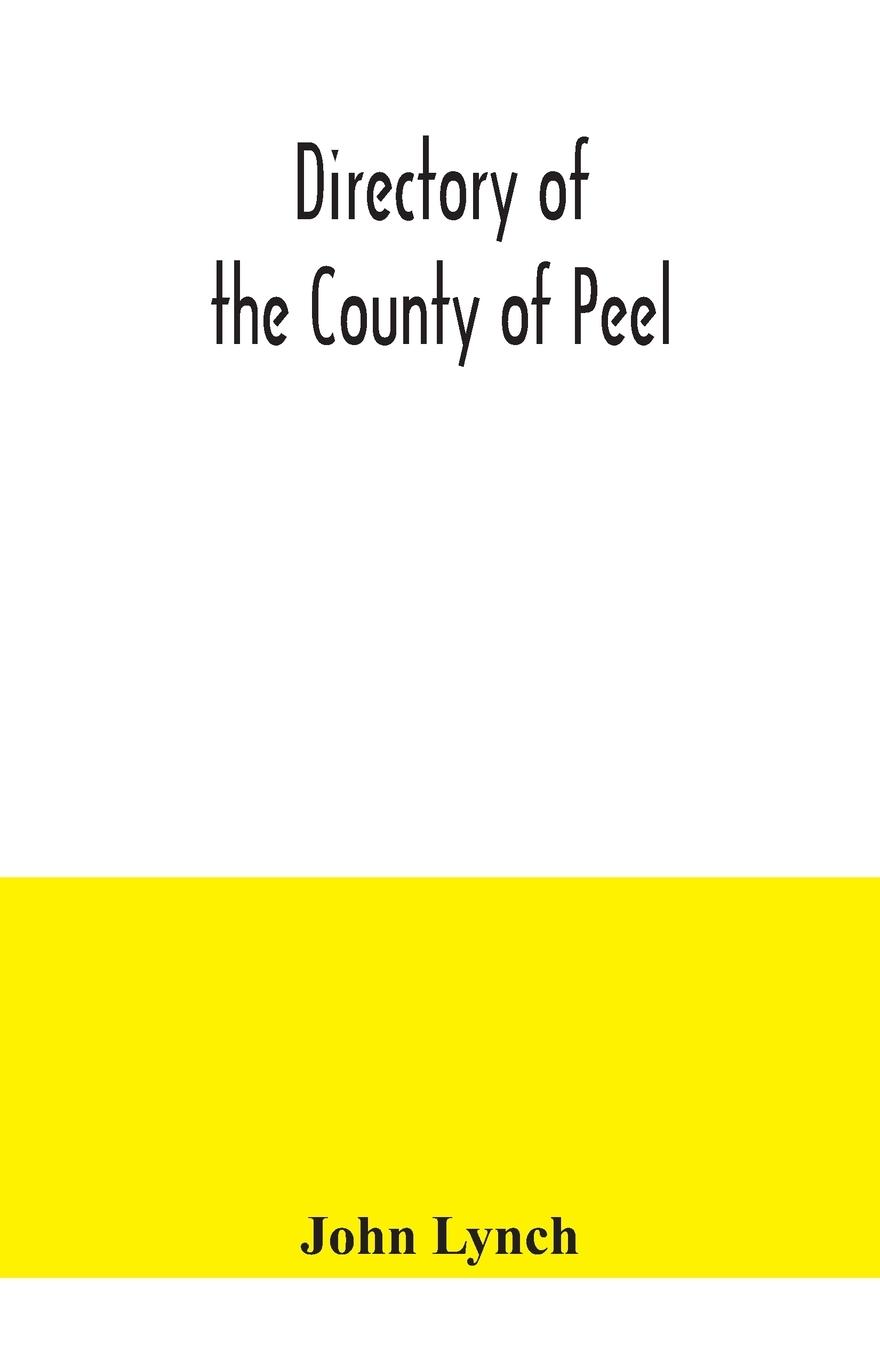 Vorderes Coverbild Directory of the County of Peel
