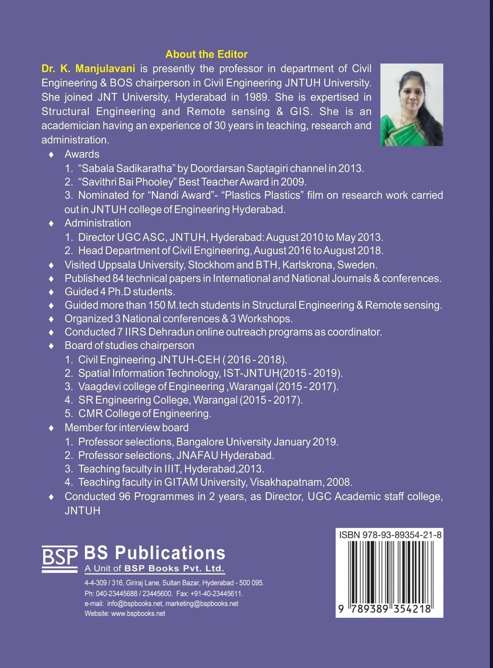 Rückseitencover Recent Advances in Civil Engineering