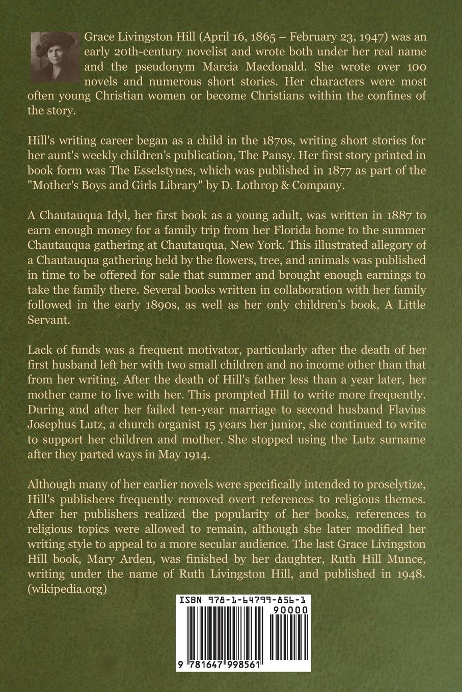 Rückseitencover Aunt Crete's Emancipation