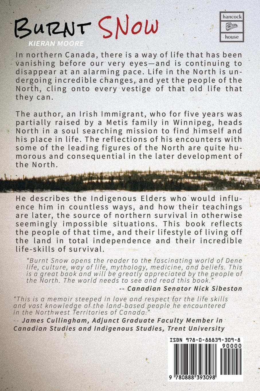 Rückseitencover Burnt Snow