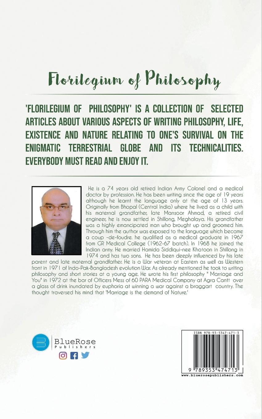 Rückseitencover Florilegium of philosophy