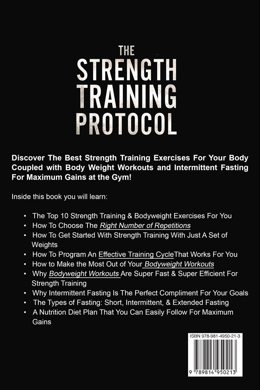 Rückseitencover Strength Training For Fat Loss - Protocol