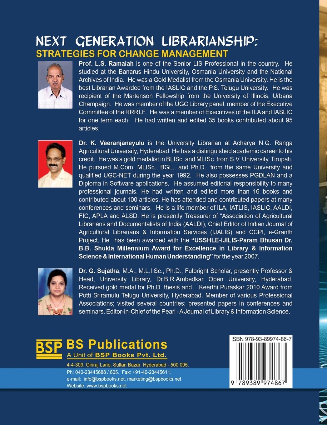 Rückseitencover Next Generation Librarianship