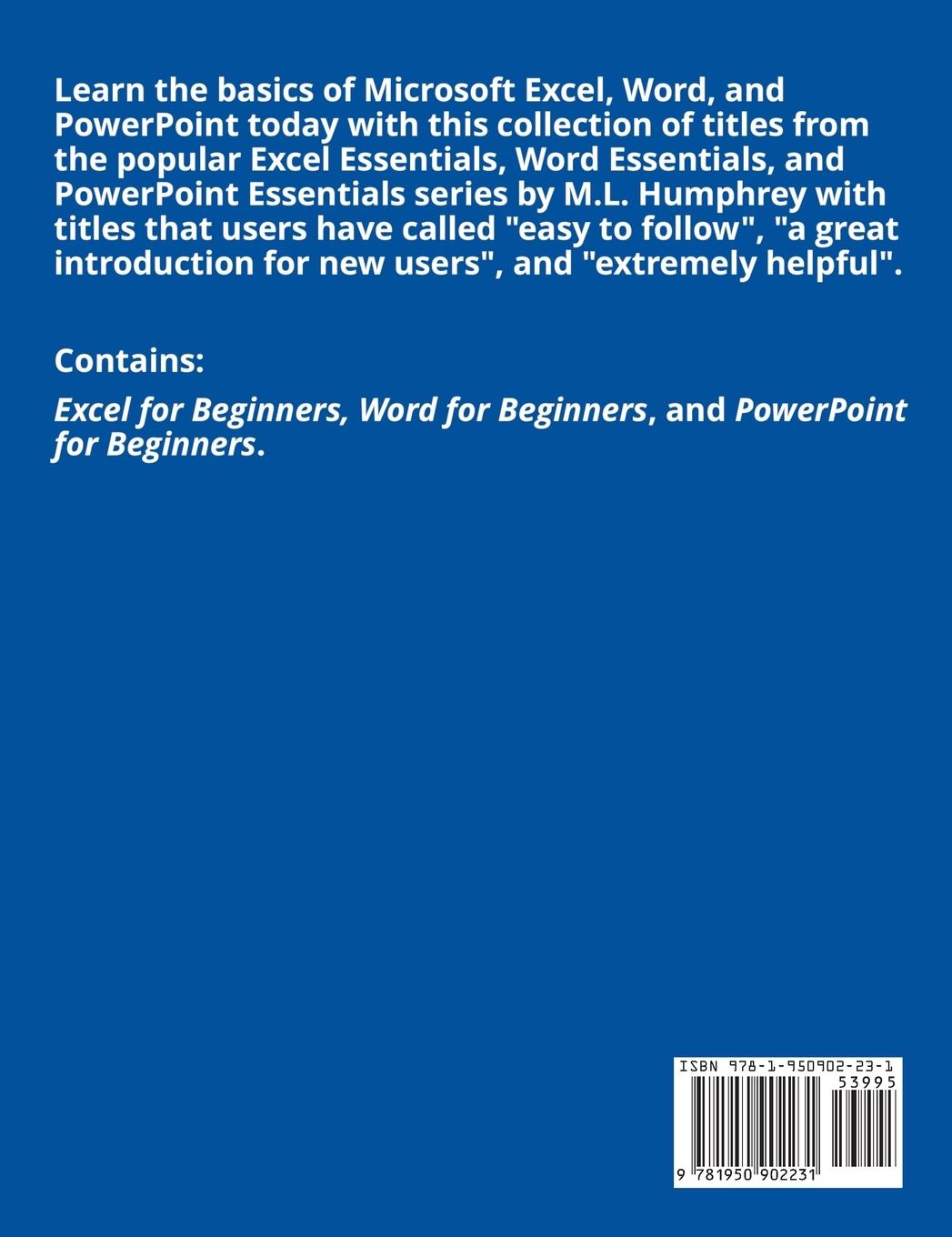 Rückseitencover Microsoft Office for Beginners