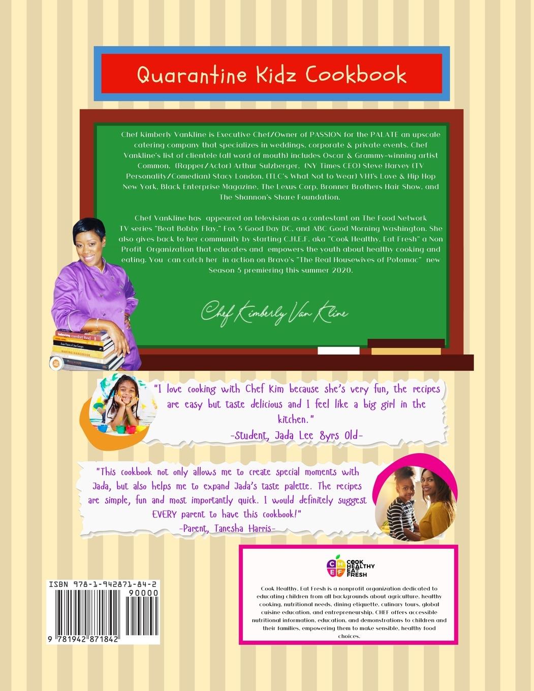 Rückseitencover C.H.E.F. Quarantine Kidz Cookbook