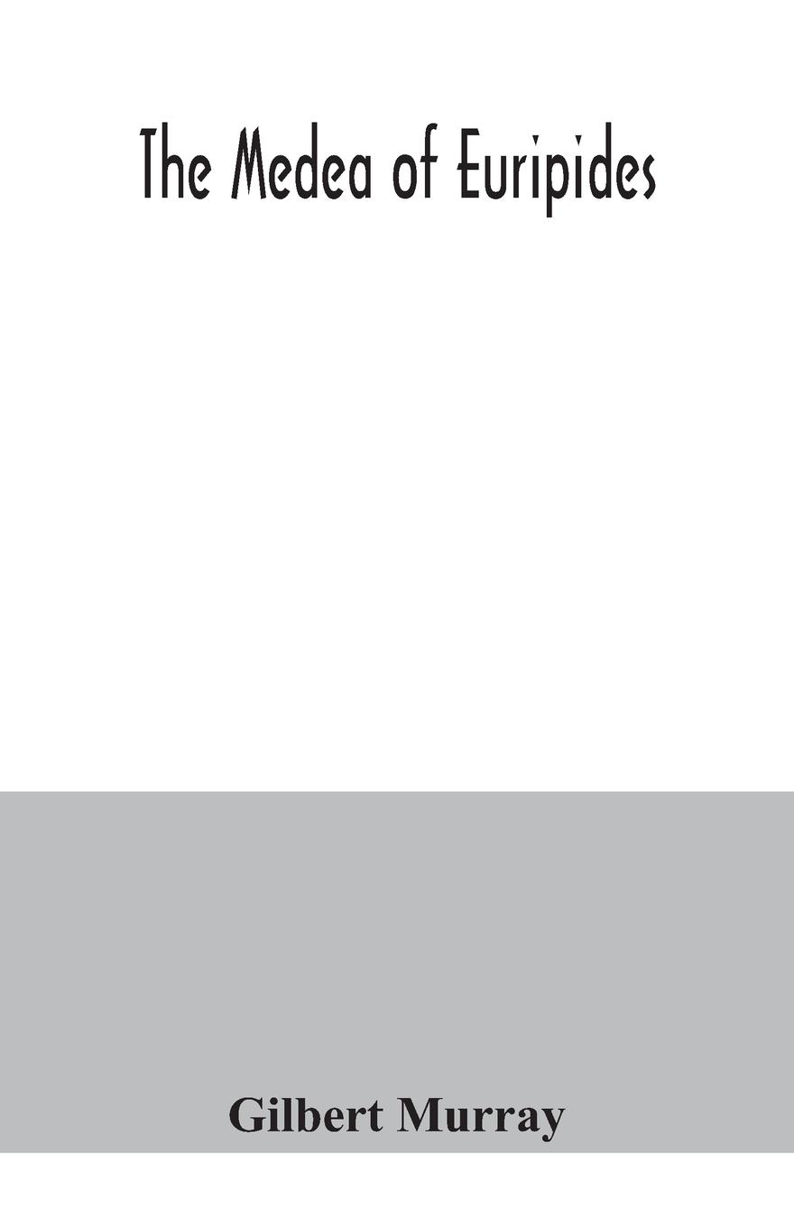 Vorderes Coverbild The Medea of Euripides