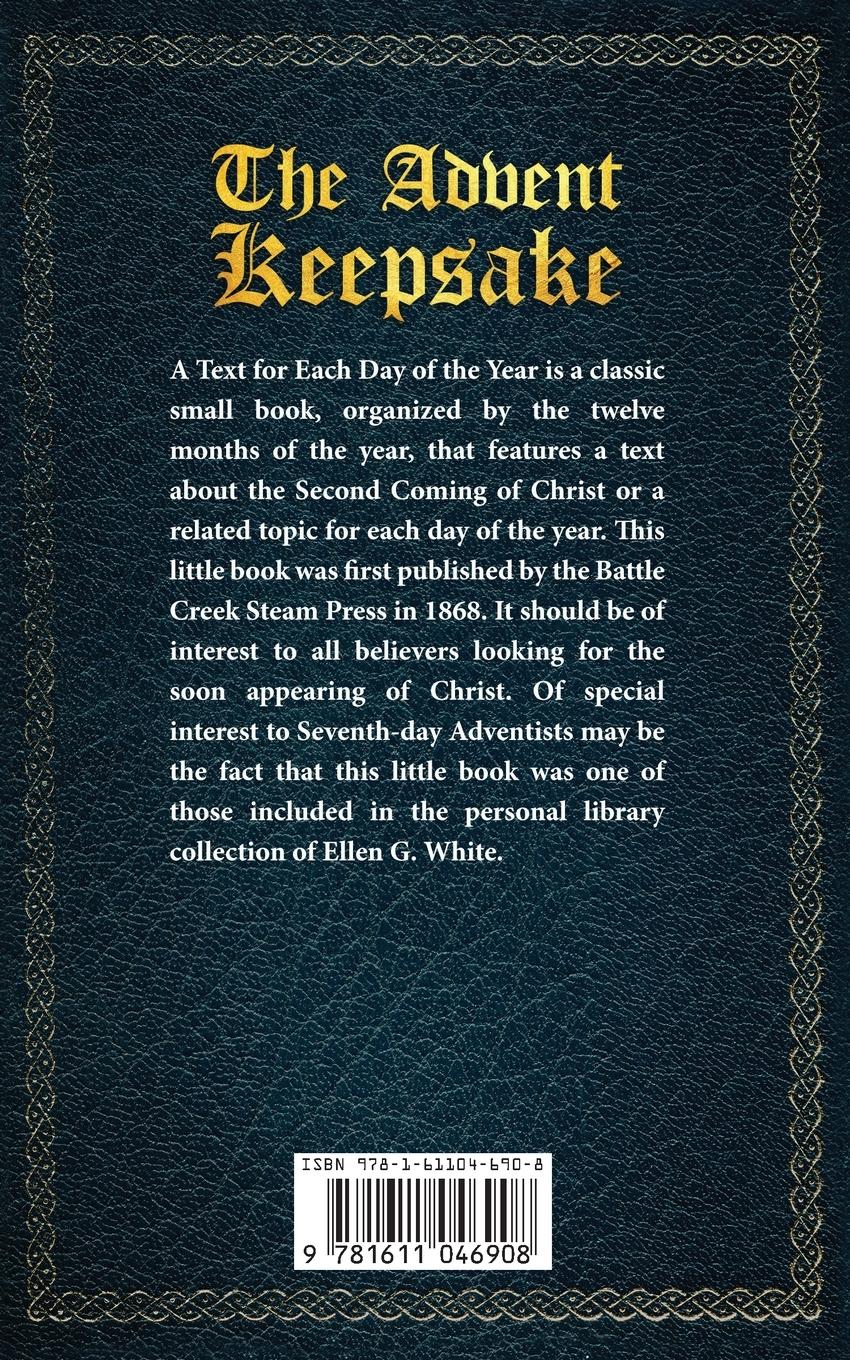 Rückseitencover The Advent Keepsake