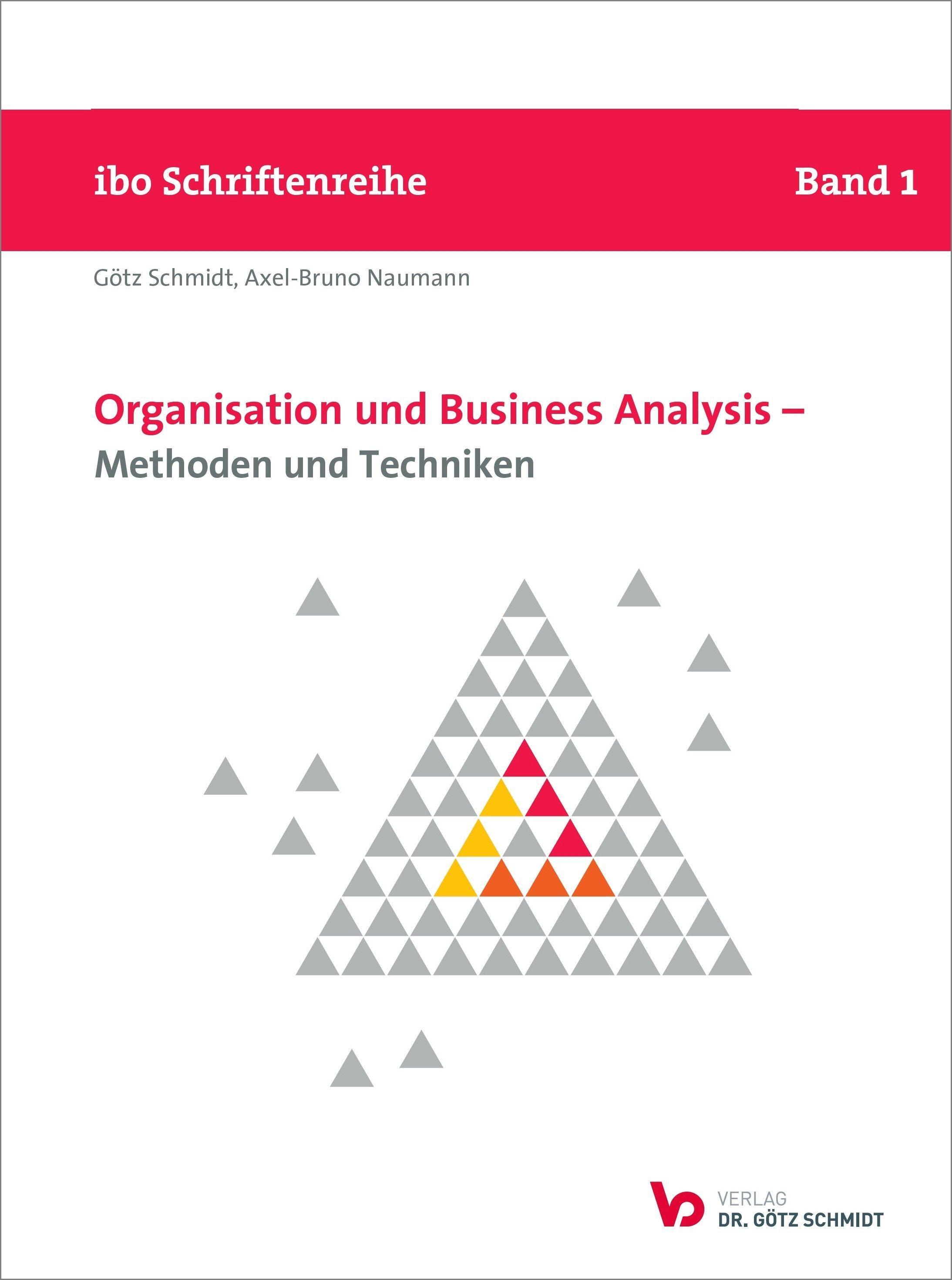 Vorderes Coverbild Organisation und Business Analysis - Methoden und Techniken