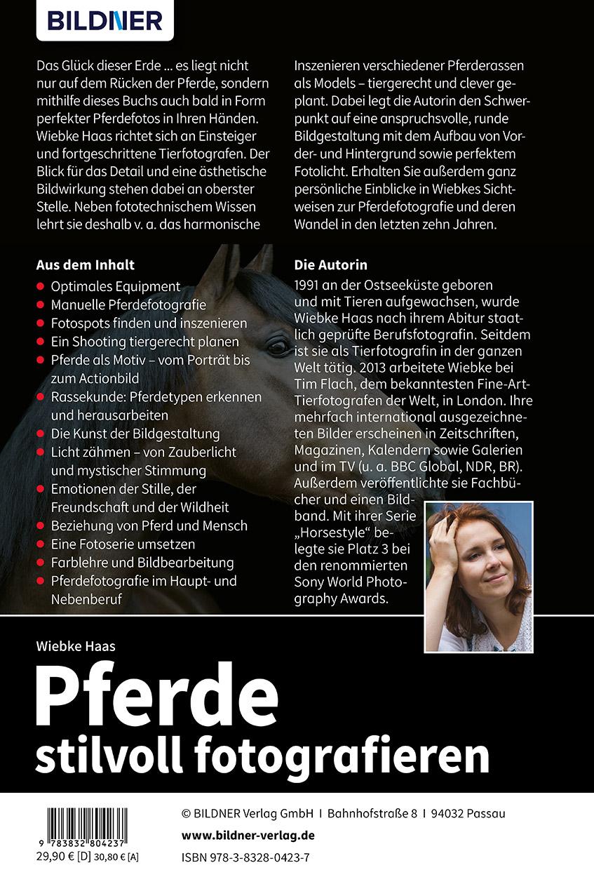 Rückseitencover Pferde stilvoll fotografieren