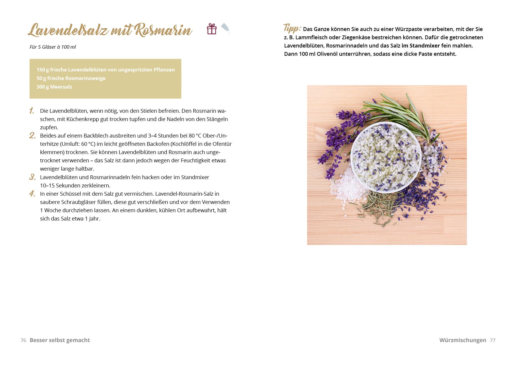 Beispielinhalt (Bild) Besser selbst gemacht