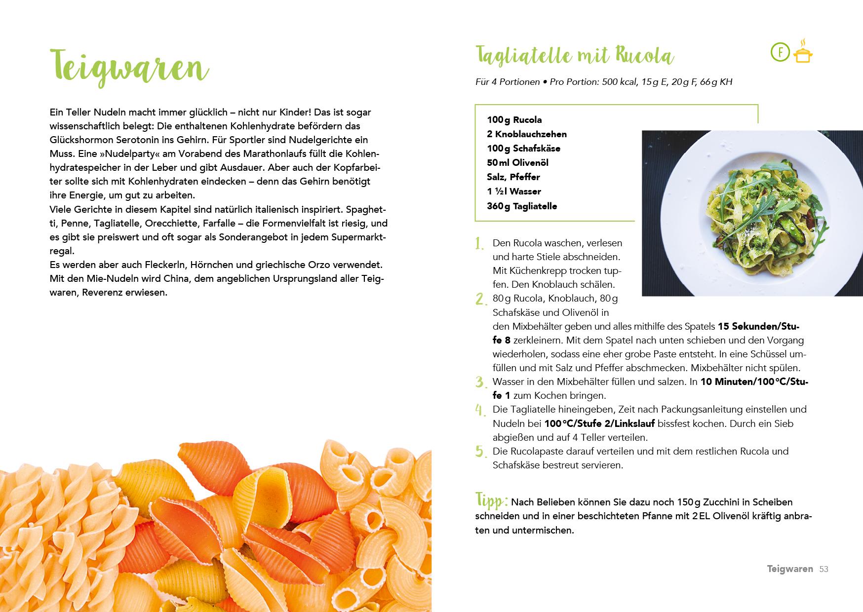 Beispielinhalt (Bild) Gesund und günstig kochen mit dem Monsieur Cuisine