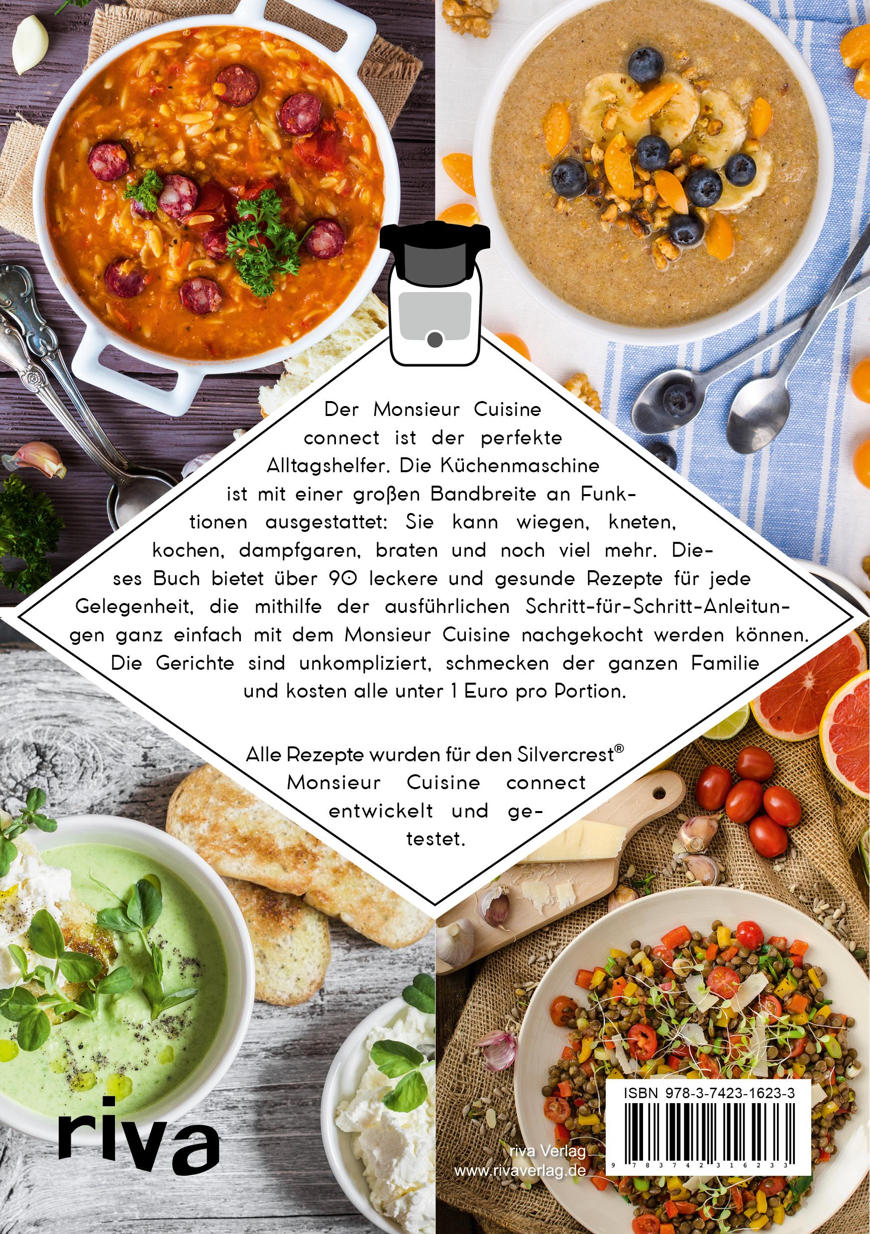 Rückseitencover Gesund und günstig kochen mit dem Monsieur Cuisine