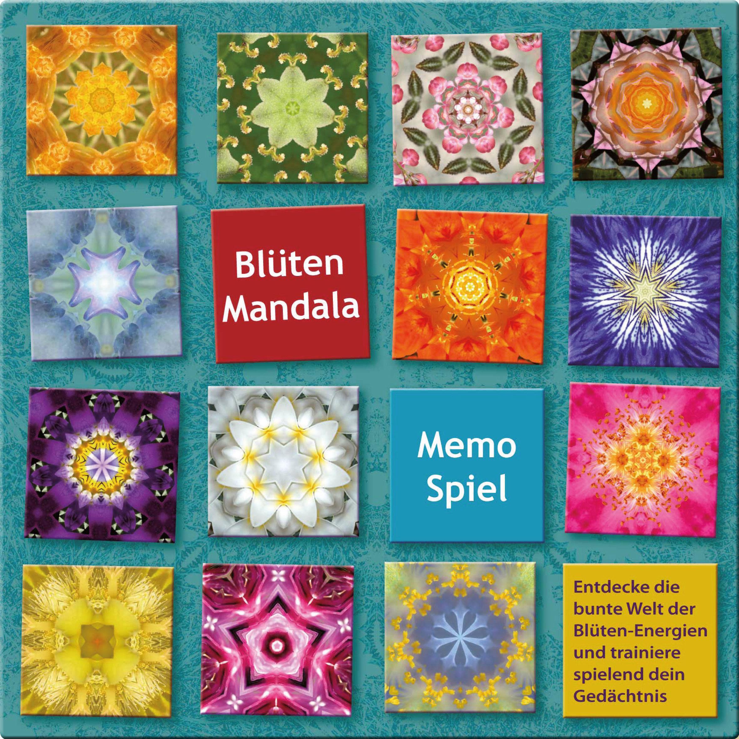 Vorderes Coverbild Blüten Mandala Memo Spiel