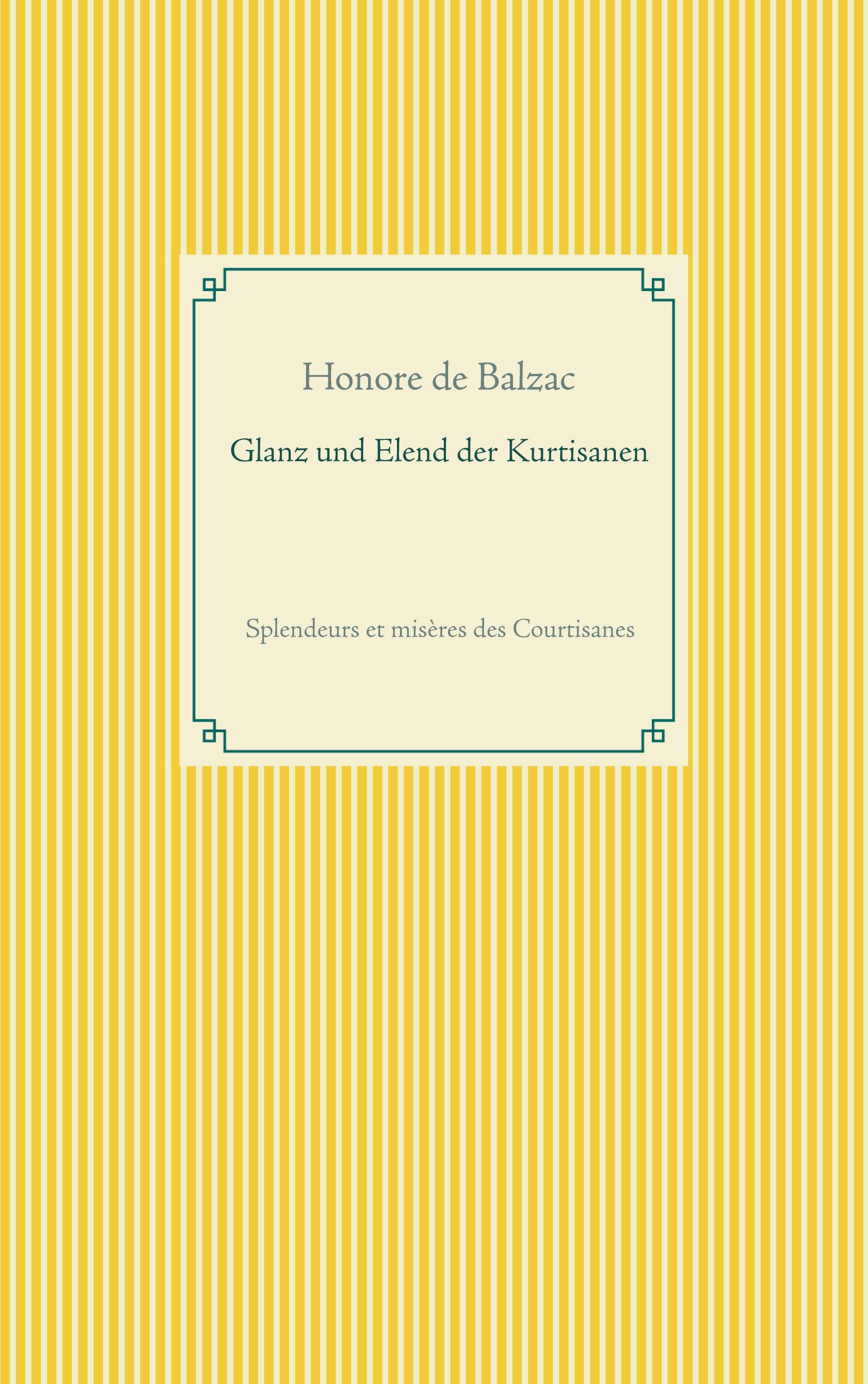 Vorderes Coverbild Glanz und Elend der Kurtisanen