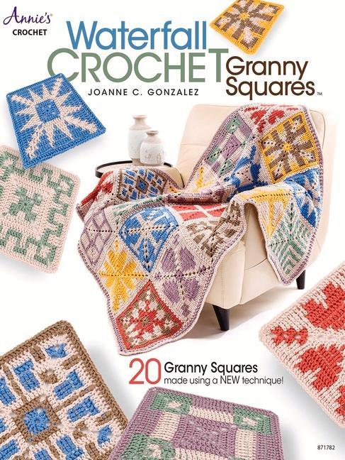 Vorderes Coverbild Waterfall Crochet Granny Squares