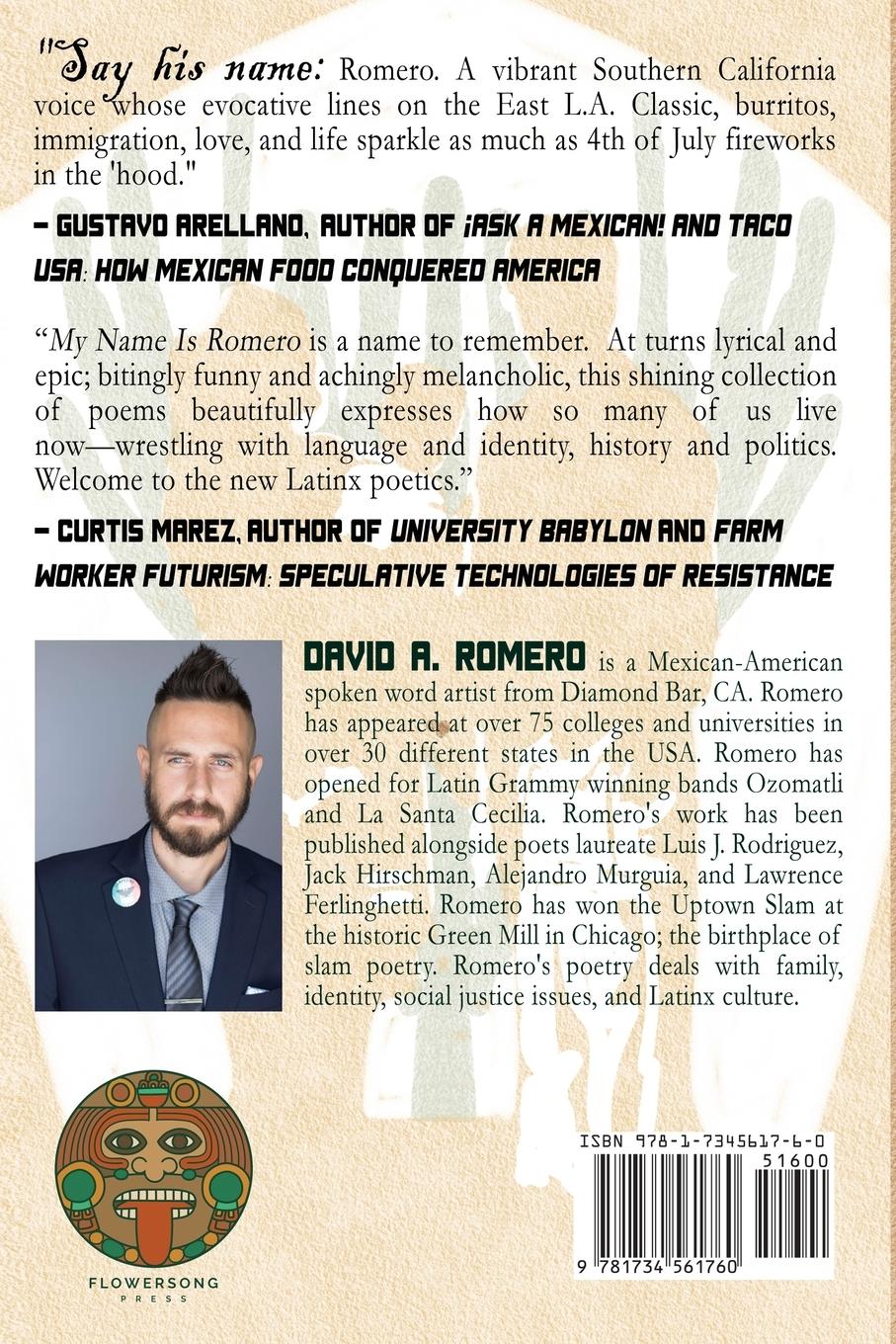 Rückseitencover My Name is Romero