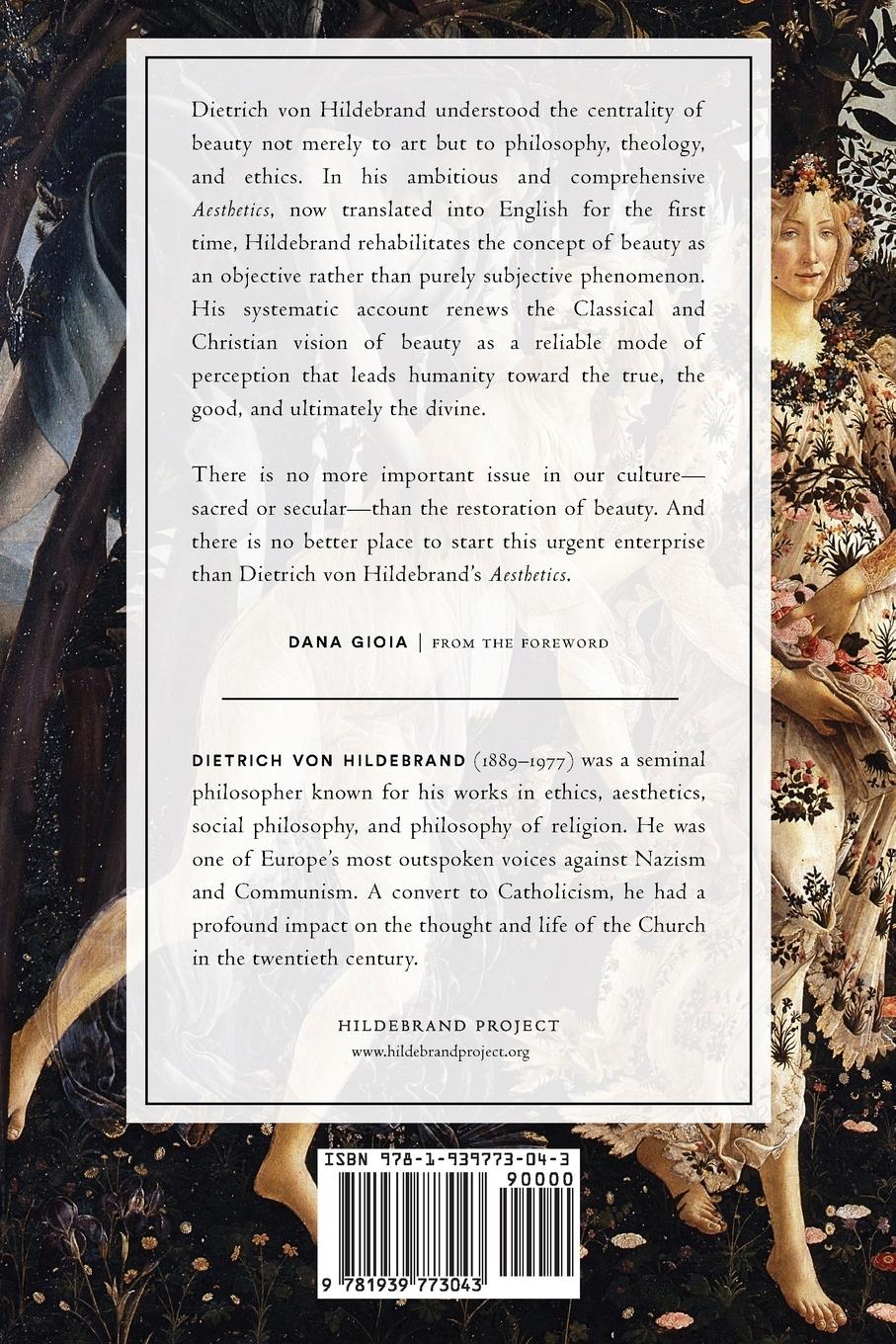 Rückseitencover Aesthetics Volume I