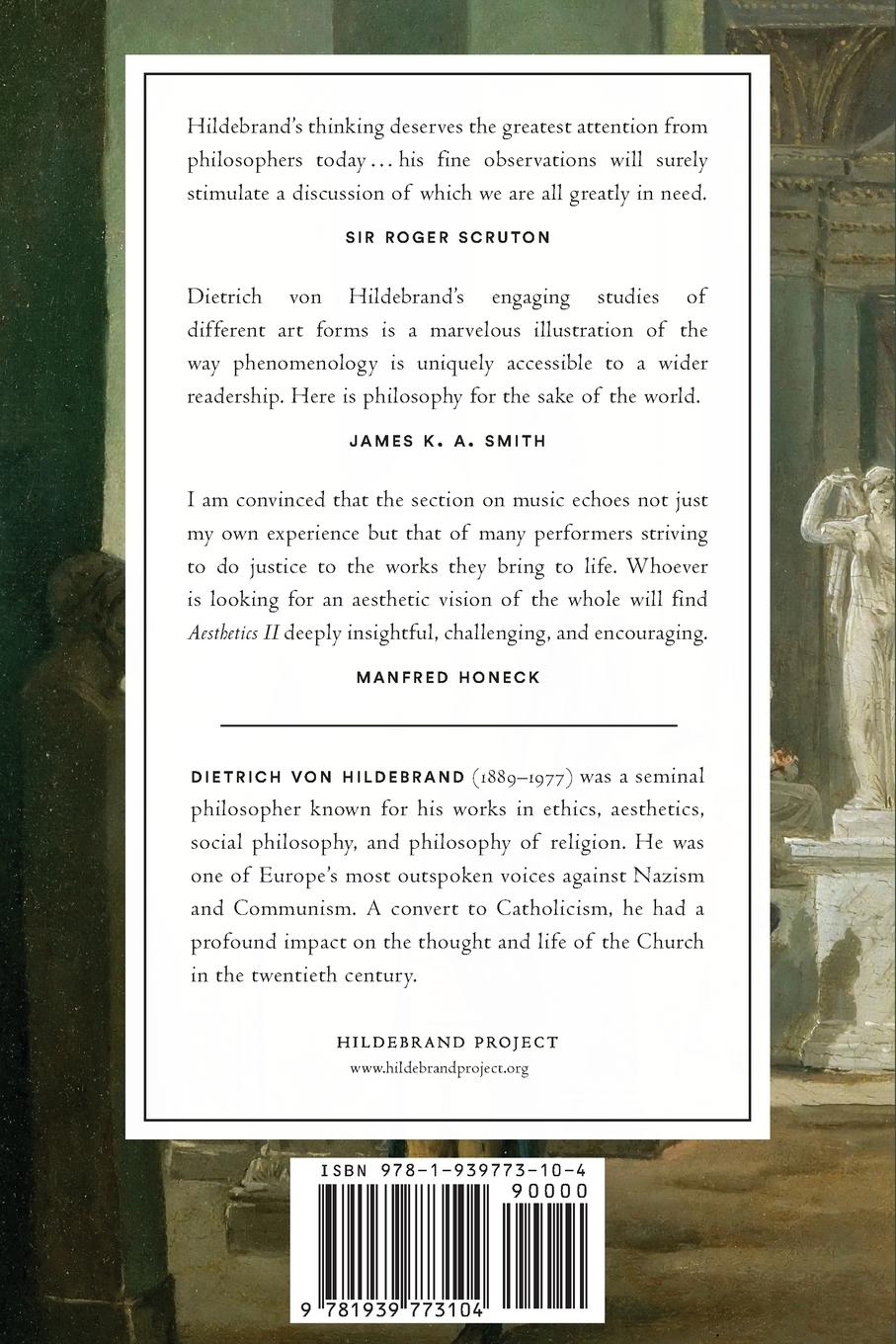 Rückseitencover Aesthetics Volume II