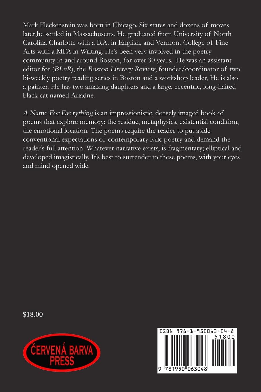 Rückseitencover A Name for Everything