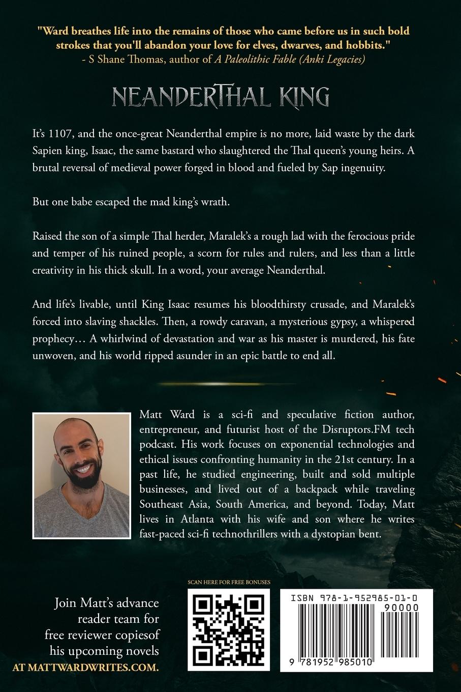 Rückseitencover Neanderthal King