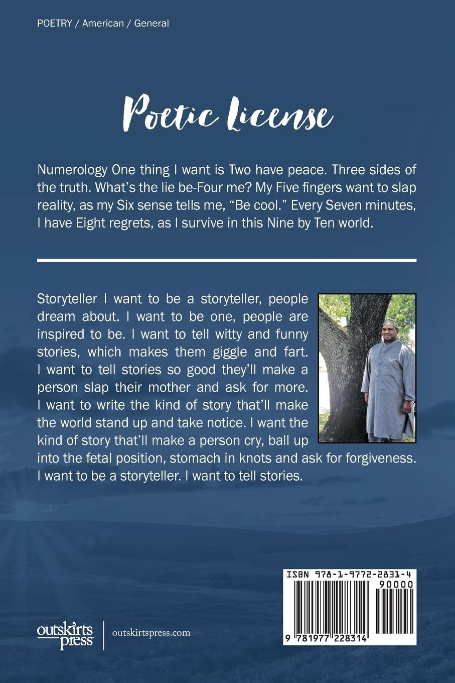 Rückseitencover Poetic License