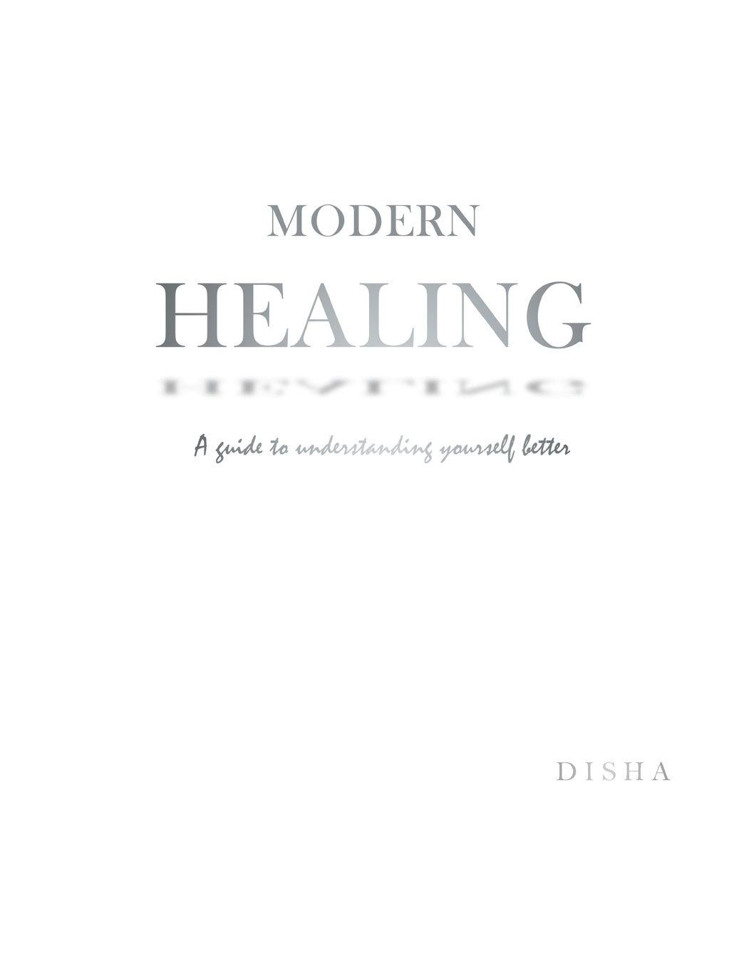 Vorderes Coverbild Modern Healing
