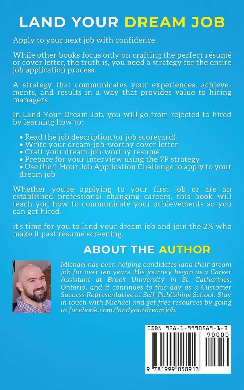 Rückseitencover Land Your Dream Job: Join the 2% Who Make it Past Résumé Screening (Second Edition)