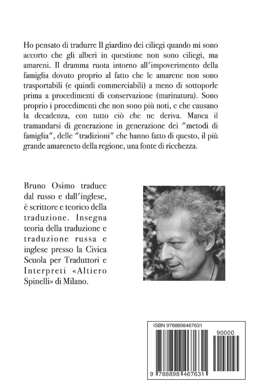 Rückseitencover Il giardino dei ciliegi (L'amareneto)