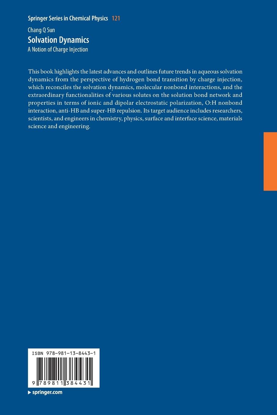 Rückseitencover Solvation Dynamics
