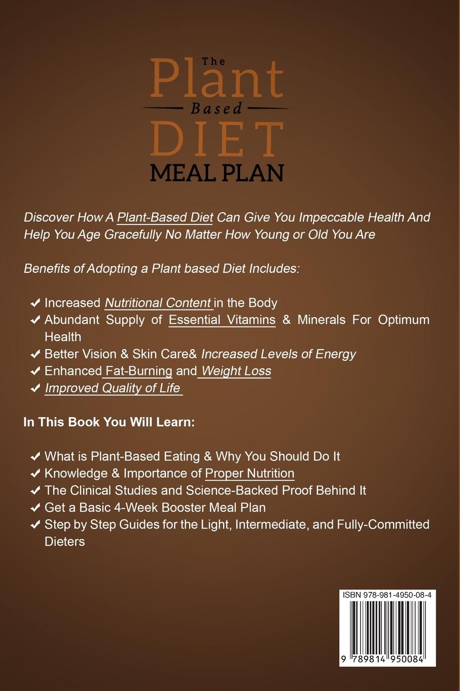 Rückseitencover Plant Based Diet Meal Plan