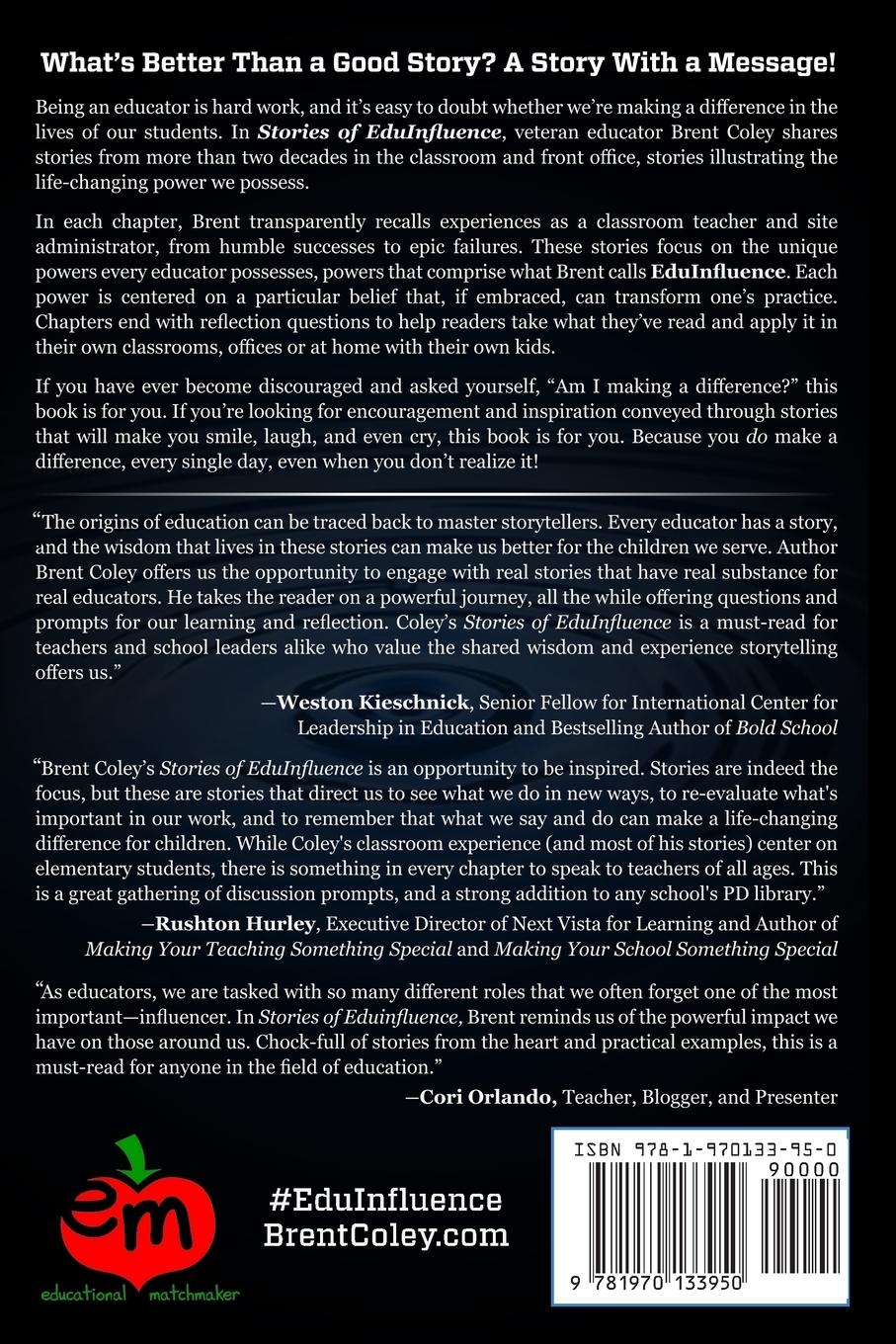 Rückseitencover Stories of EduInfluence