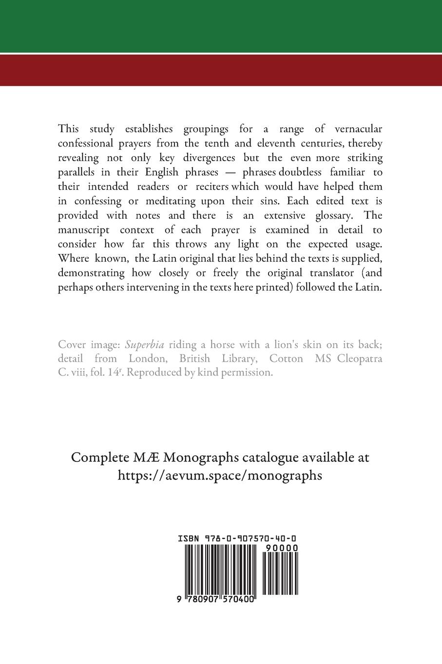 Rückseitencover Remorse and Entreaty