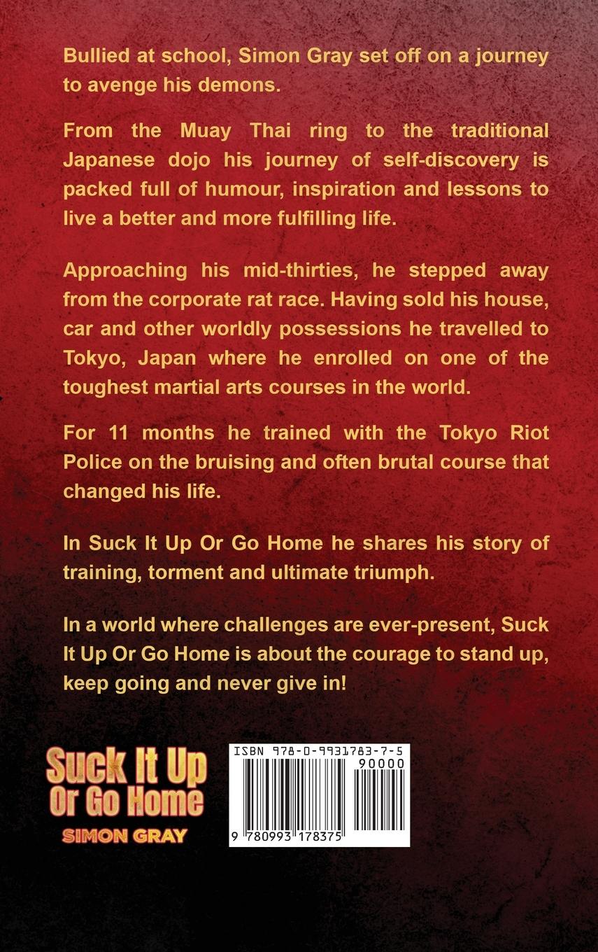 Rückseitencover Suck It Up Or Go Home