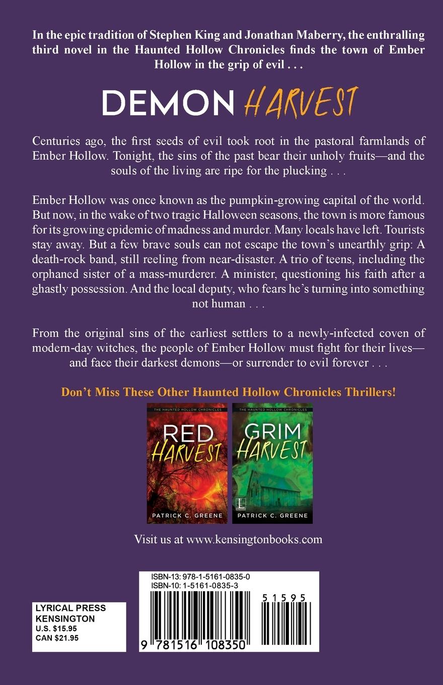 Rückseitencover Demon Harvest