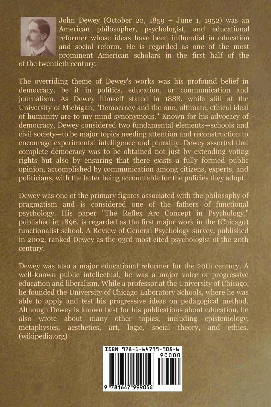 Rückseitencover Human Nature and Conduct