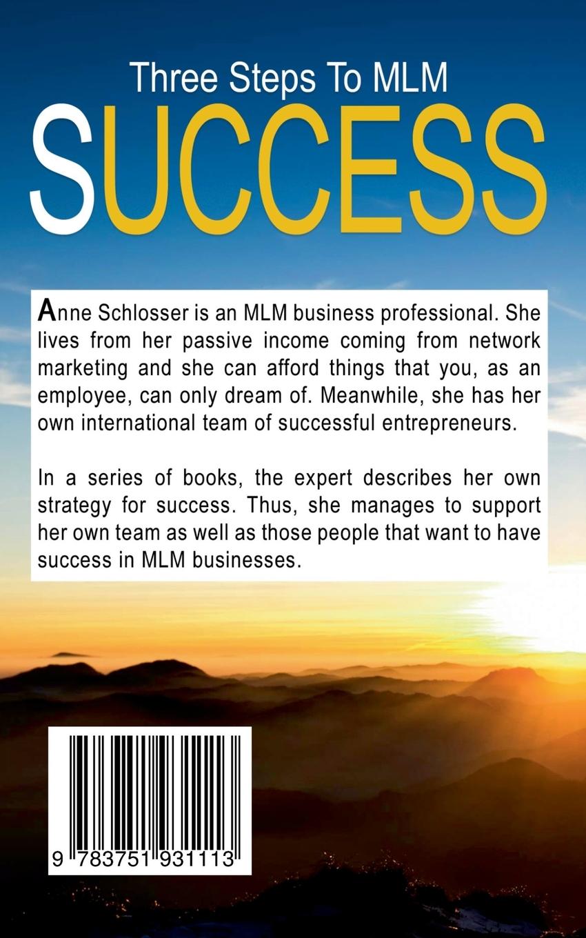 Rückseitencover The Three Steps To MLM Success