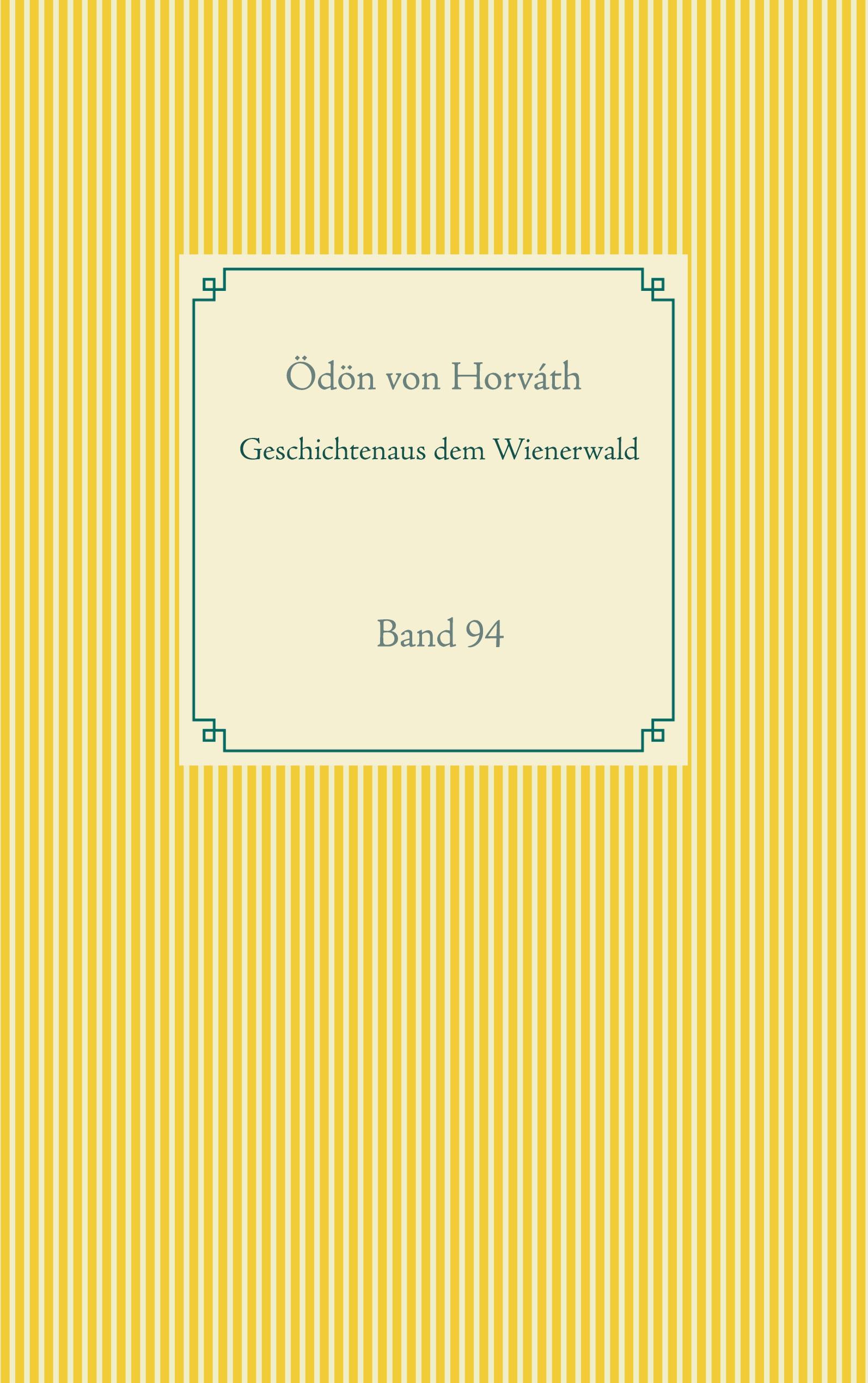 Vorderes Coverbild Geschichten aus dem Wienerwald