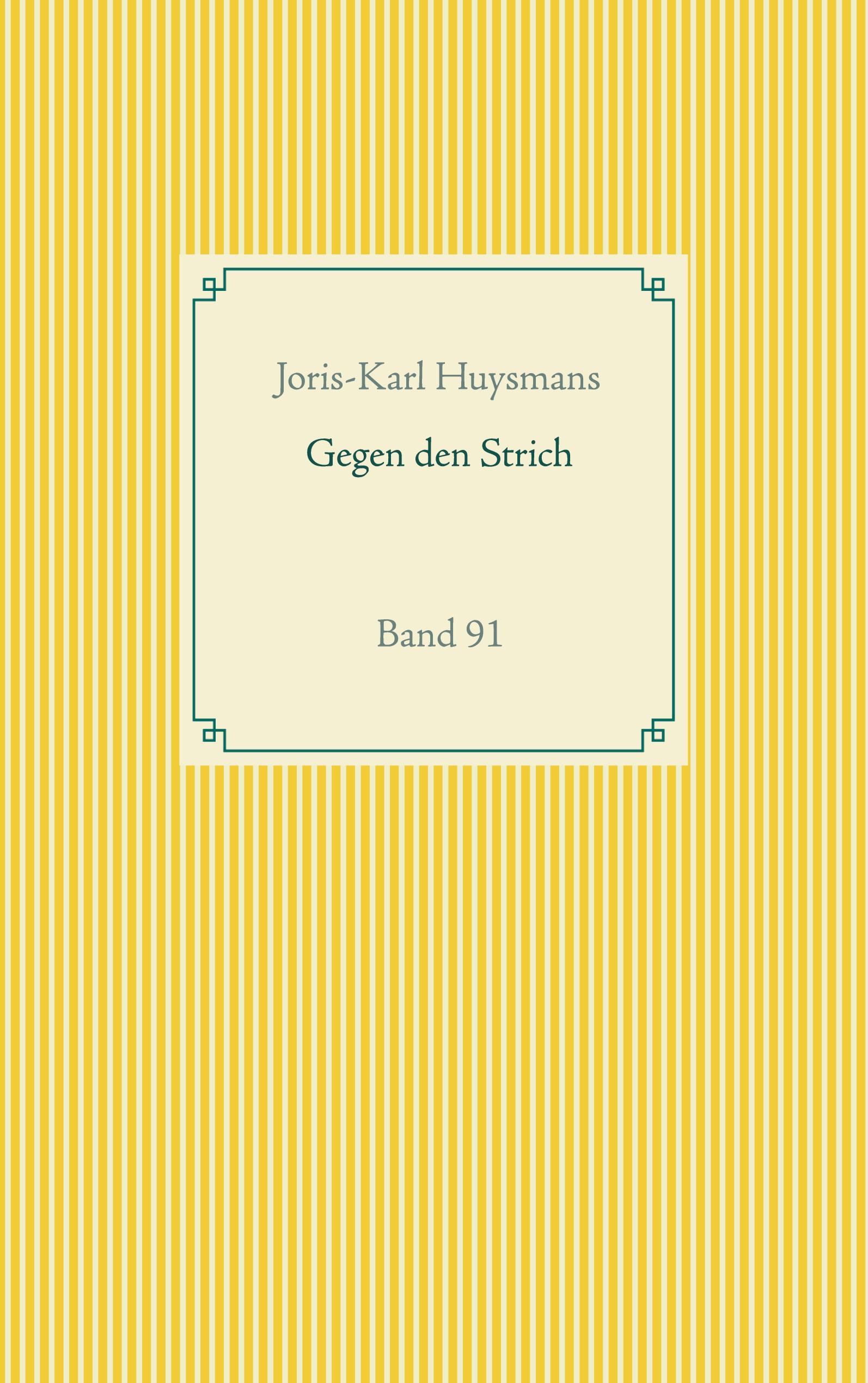 Vorderes Coverbild Gegen den Strich