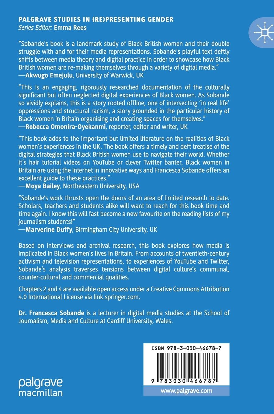 Rückseitencover The Digital Lives of Black Women in Britain