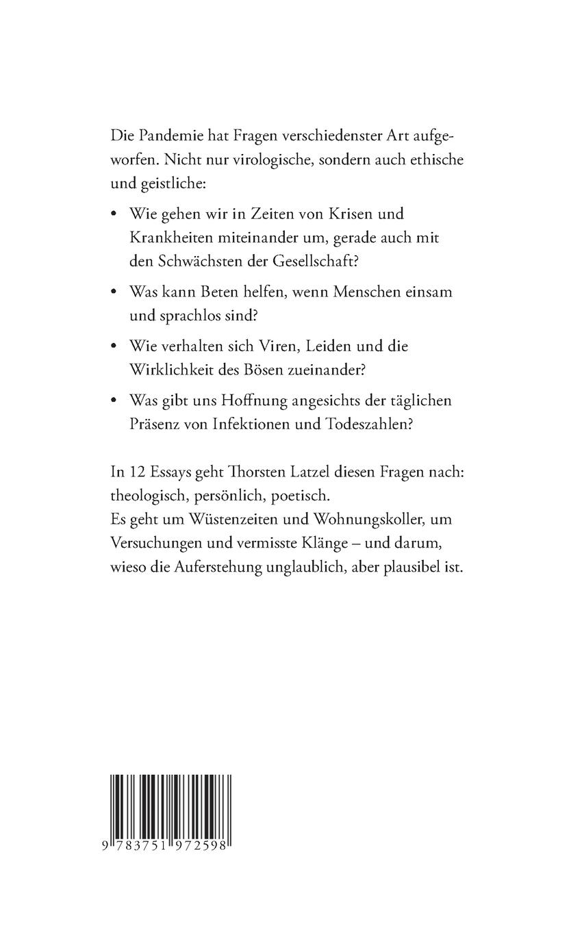 Rückseitencover Queres aus der Quarantäne