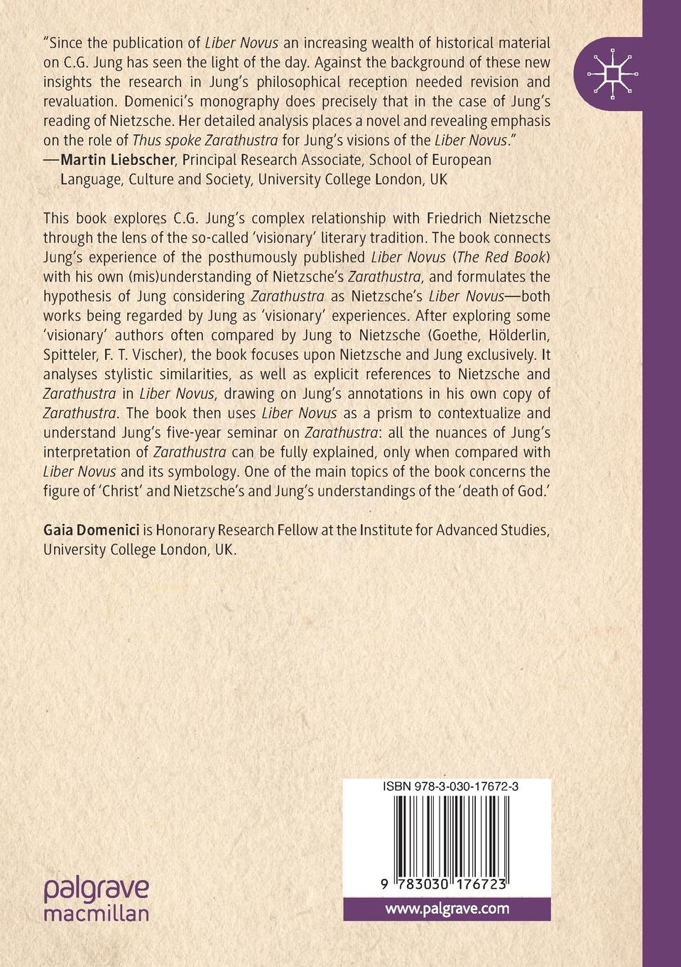 Rückseitencover Jung's Nietzsche