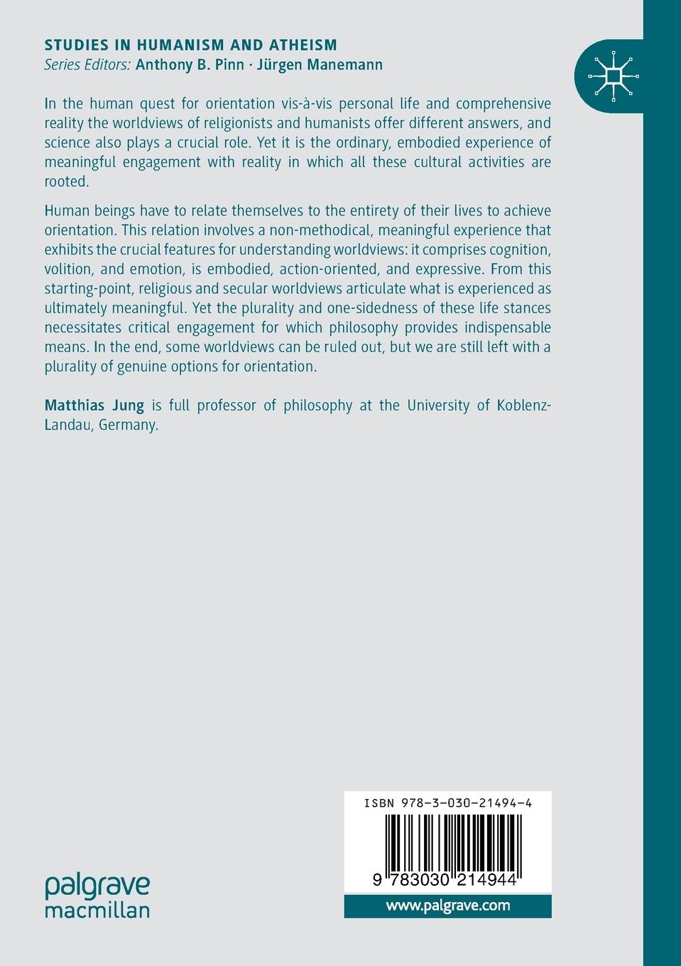 Rückseitencover Science, Humanism, and Religion