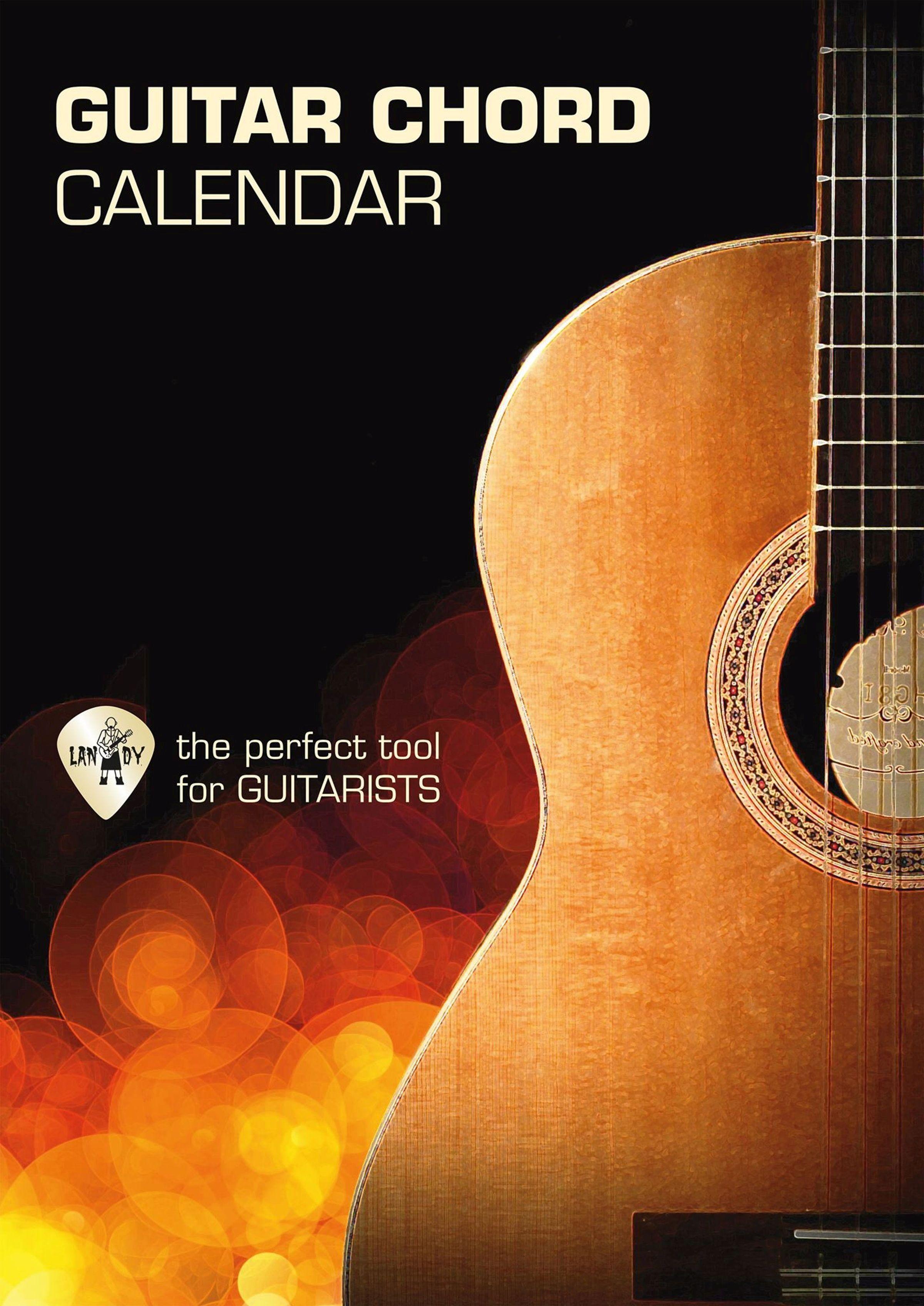 Vorderes Coverbild Guitar Chord Calendar (Gitarren Akkord Kalender)