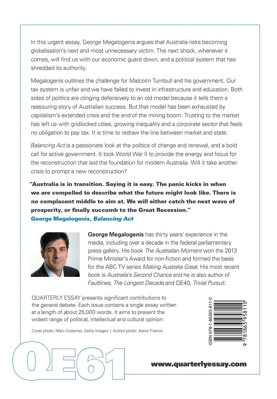 Rückseitencover Balancing Act