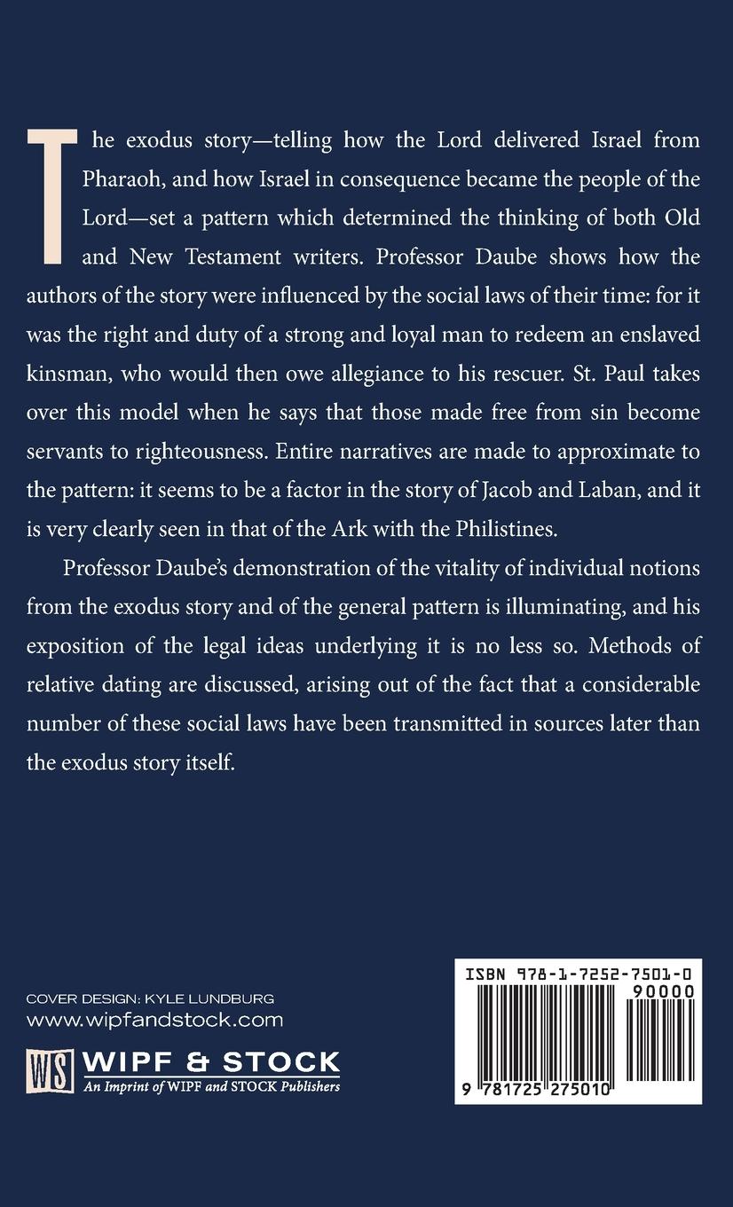 Rückseitencover The Exodus Pattern in the Bible