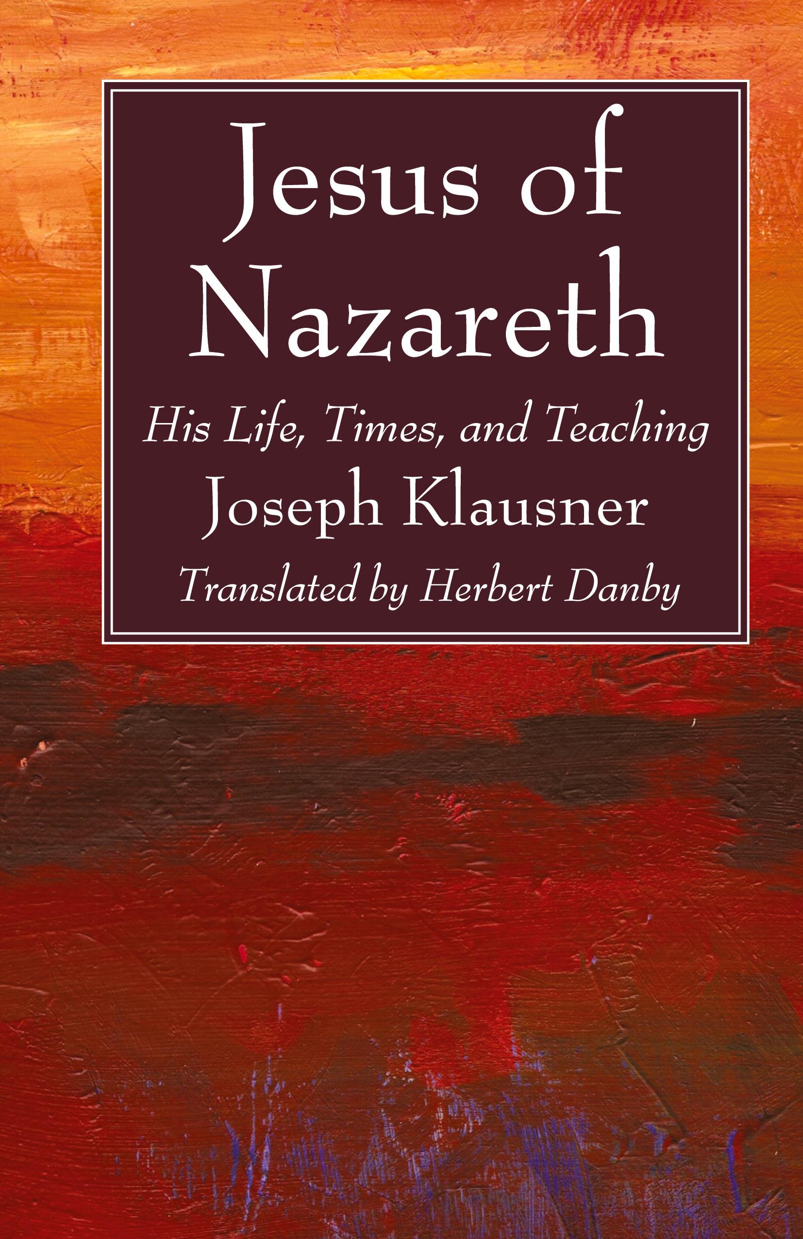 Vorderes Coverbild Jesus of Nazareth