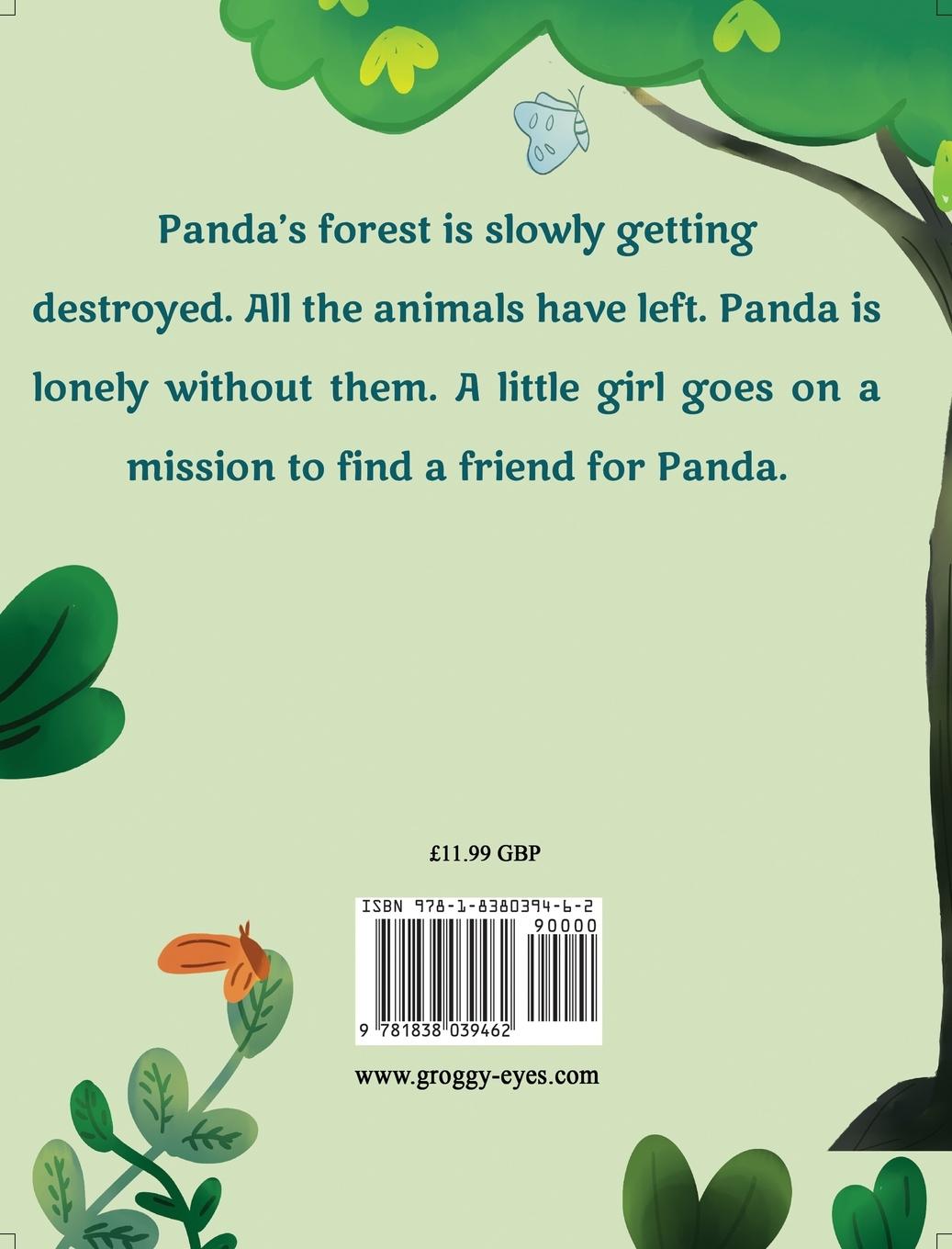 Rückseitencover Find a friend for Panda