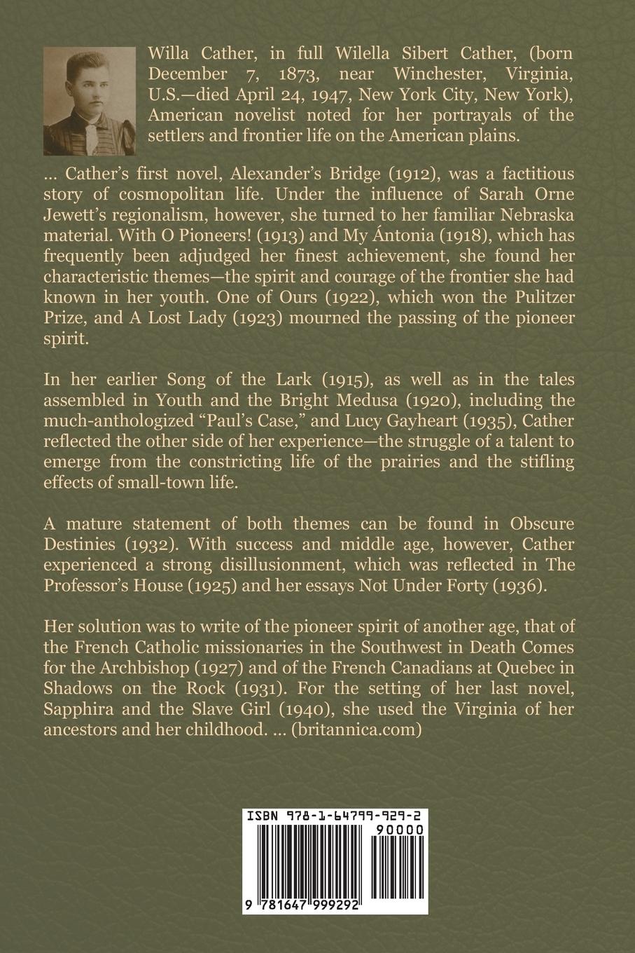 Rückseitencover Youth and the Bright Medusa