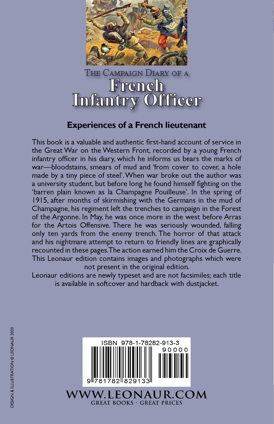 Rückseitencover The Campaign Diary of a French Infantry Officer During the First World War from Champagne to the Argonne, 1915